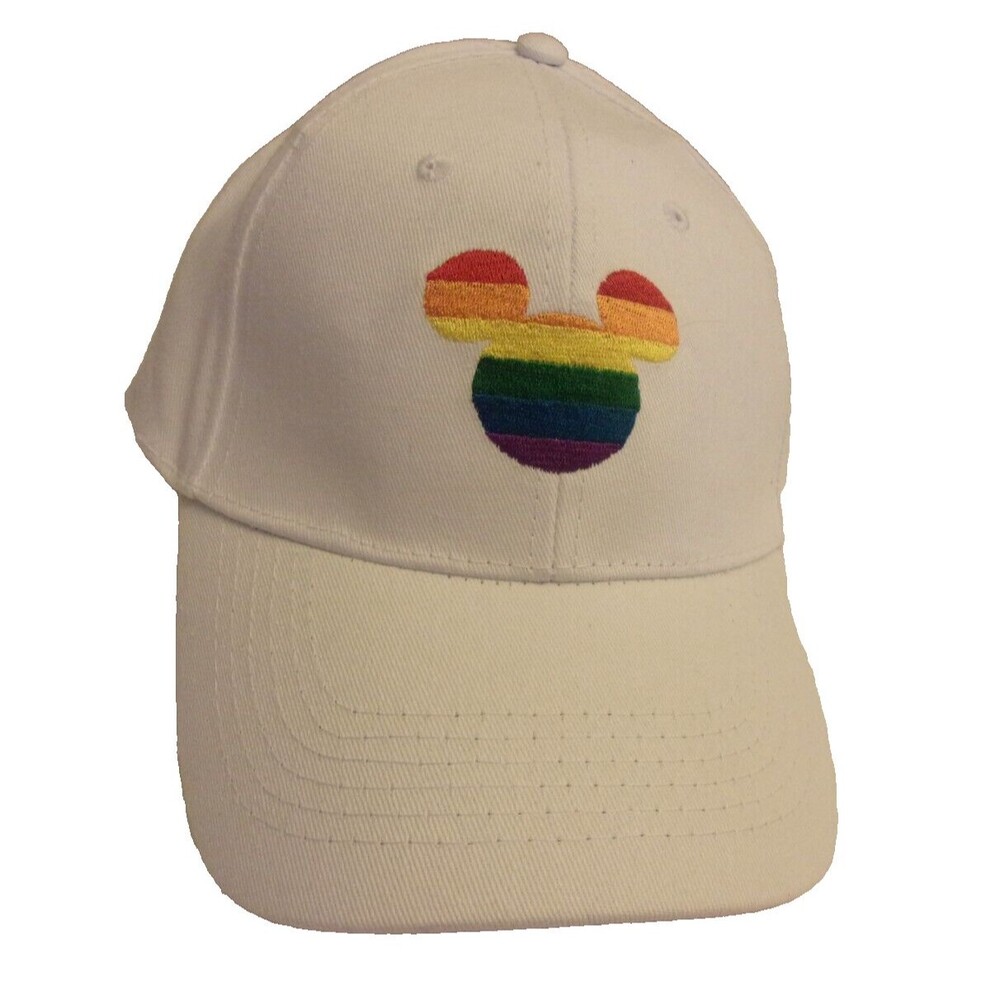 Disney Baseball Cap Mickey Mouse Pride Collection Rainbow Unisex New